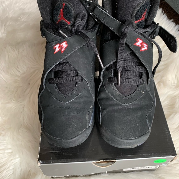 Preowned Jordan 8 Playoffs size 6.5 - Picture 3 of 5